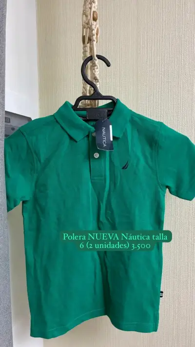 Polera roja Náutica niño - miniatura 3