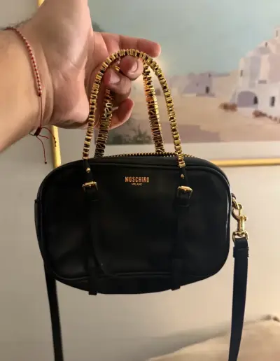 Bolso Negro Moschino - miniatura 1