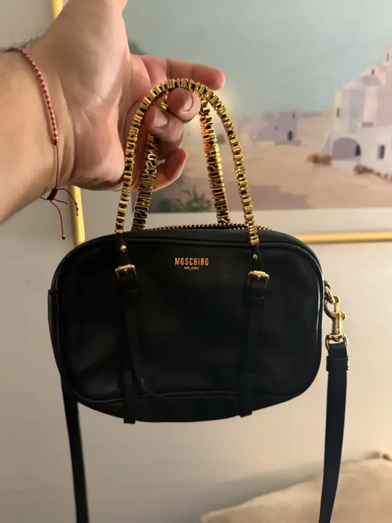 Bolso Negro Moschino - 4