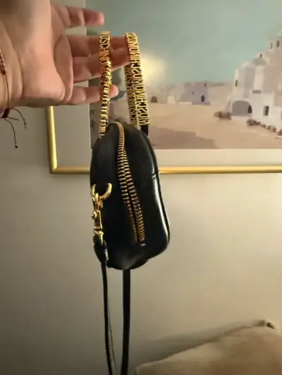 Bolso Negro Moschino - miniatura 5
