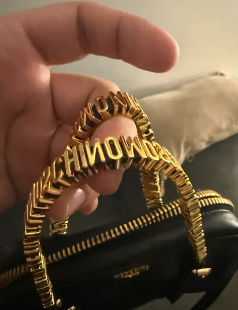 Bolso Negro Moschino - 6