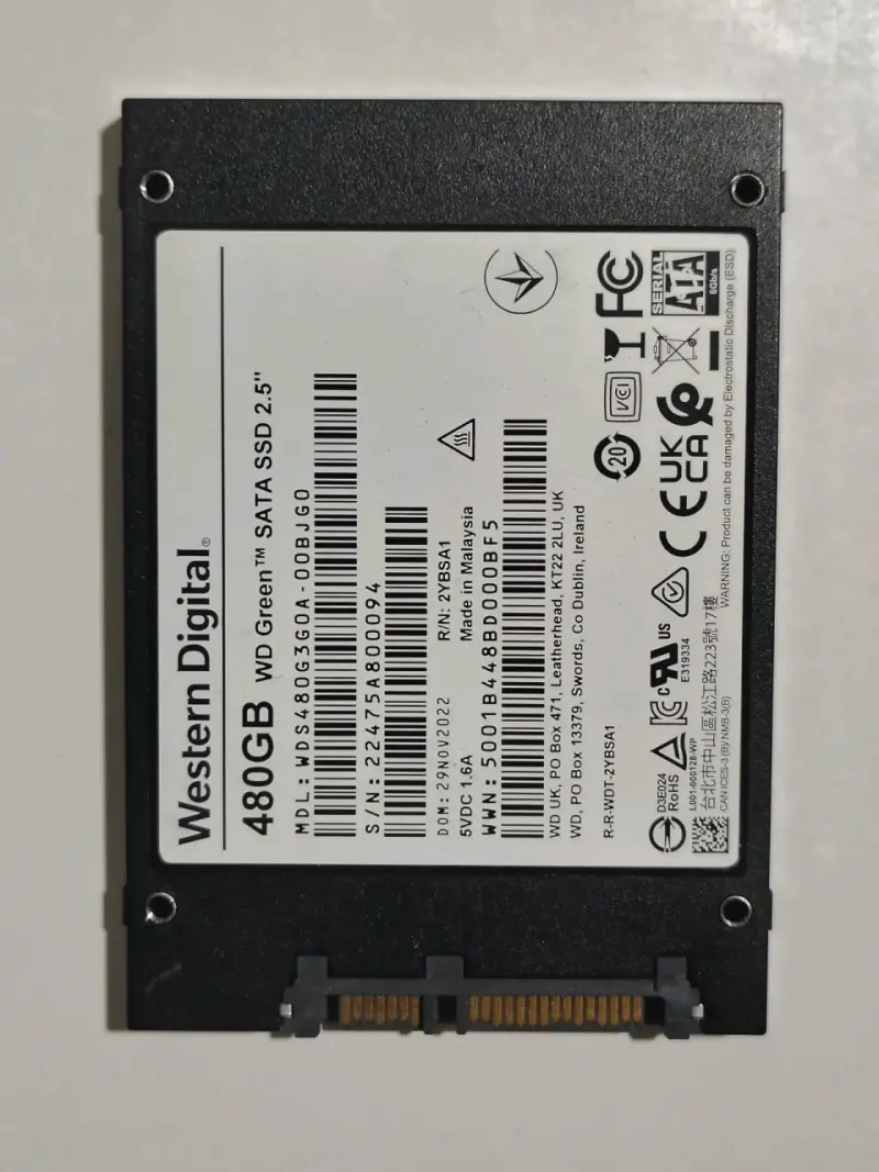 Disco SSD WD Green 480GB - 2