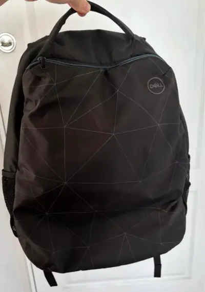 Mochila Dell negra geométrica - miniatura 1