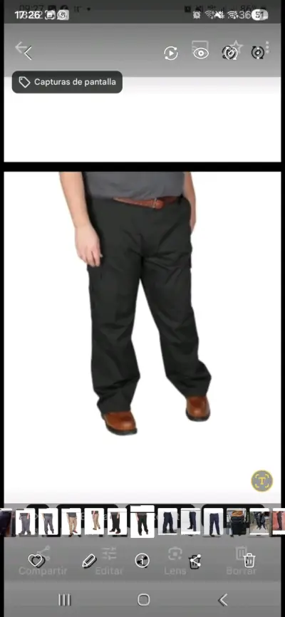 Pantalones cargo unisex - miniatura 1