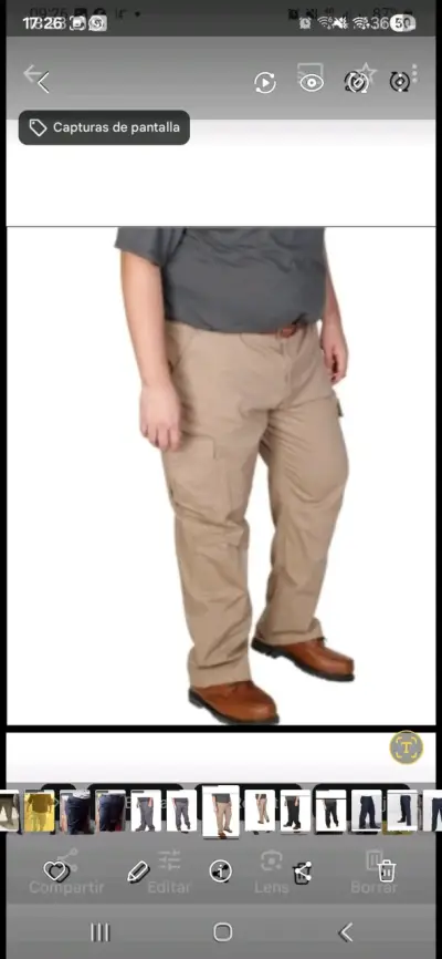 Pantalones cargo unisex - miniatura 2