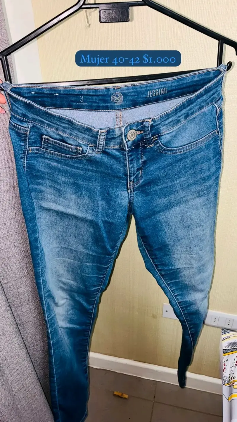 Jeans Skinny Hombre Azul - 3