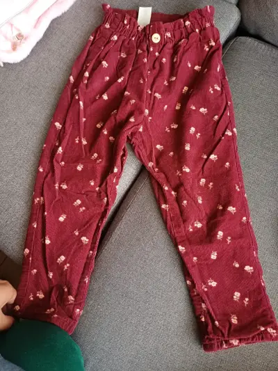 Pantalones burdeos - miniatura 1