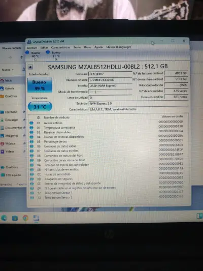 Disco SSD M.2 Samsung 512GB - miniatura 3