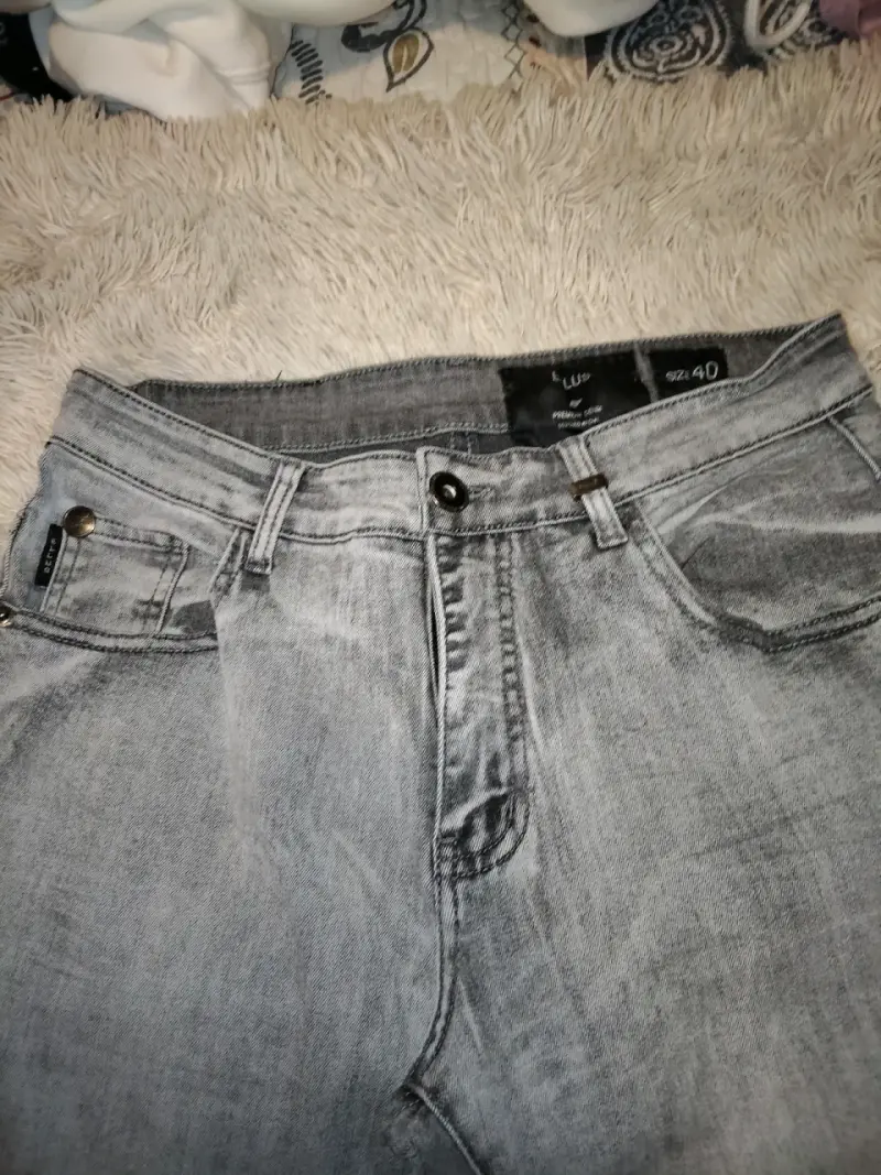 Jeans grises hombre talla 40 - 2