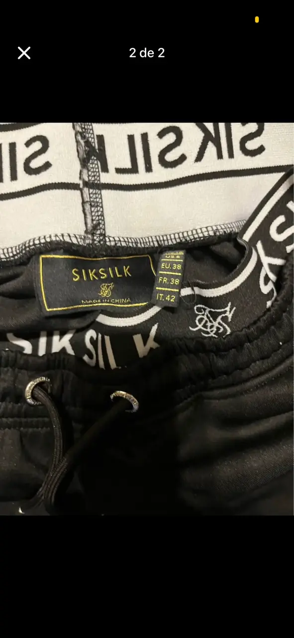 Pantalones jogger negros con bolsillos - 2