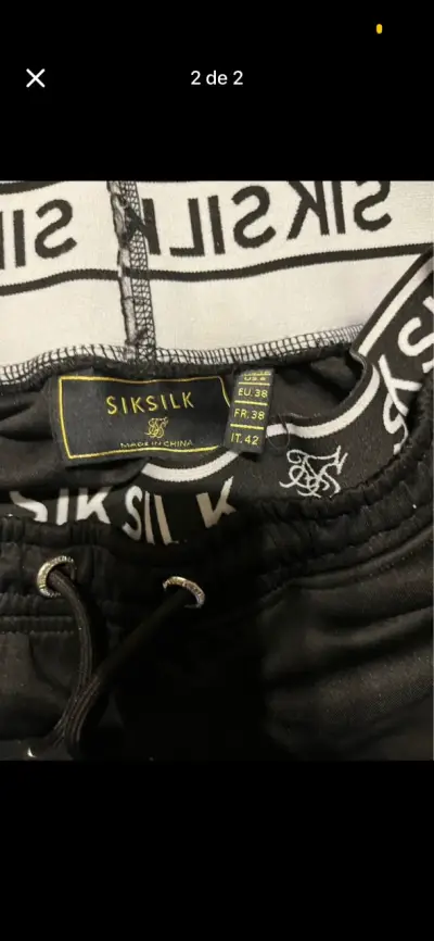 Pantalones jogger negros con bolsillos - miniatura 2