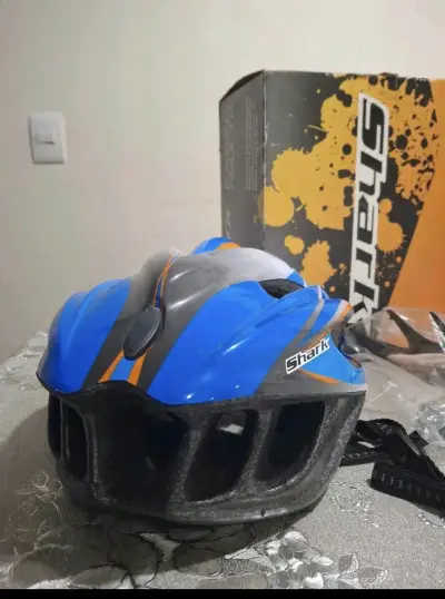 Casco ciclismo azul y gris - miniatura 3