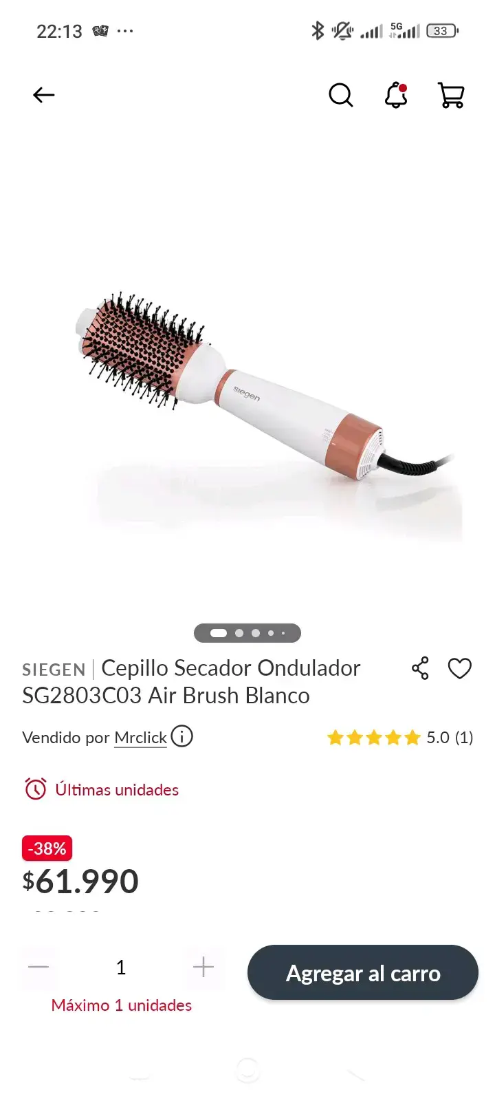 Cepillo eléctrico para el cabello - 11