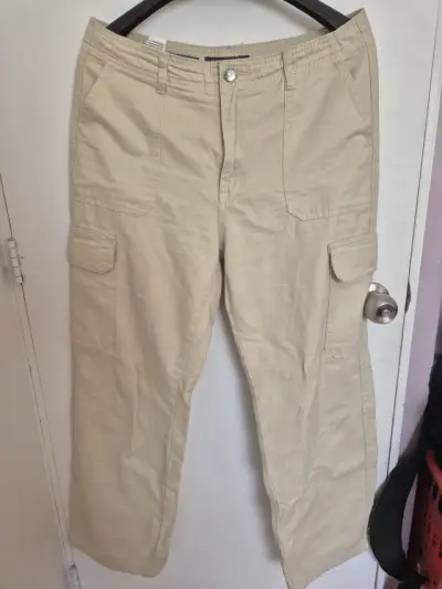 Pantalones cargo beige - miniatura 1