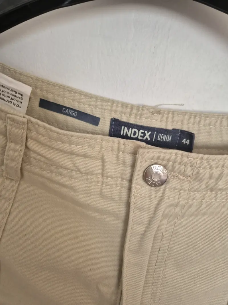 Pantalones cargo beige - 3