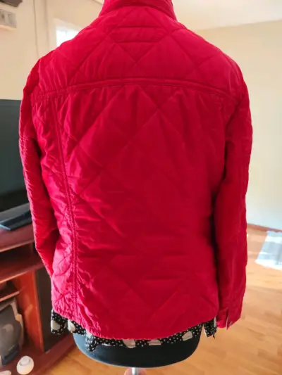 Chaqueta acolchada roja mujer - miniatura 2