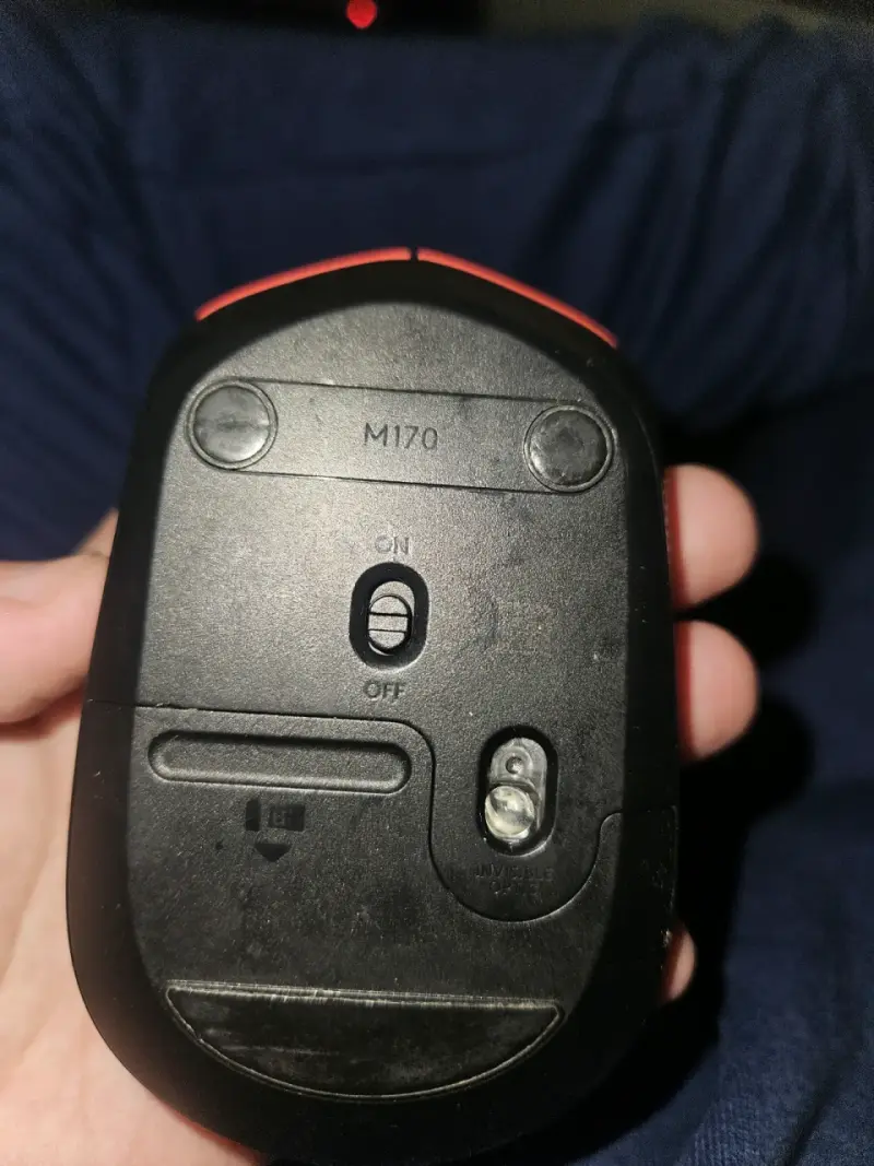 Mouse inalámbrico rojo - 2