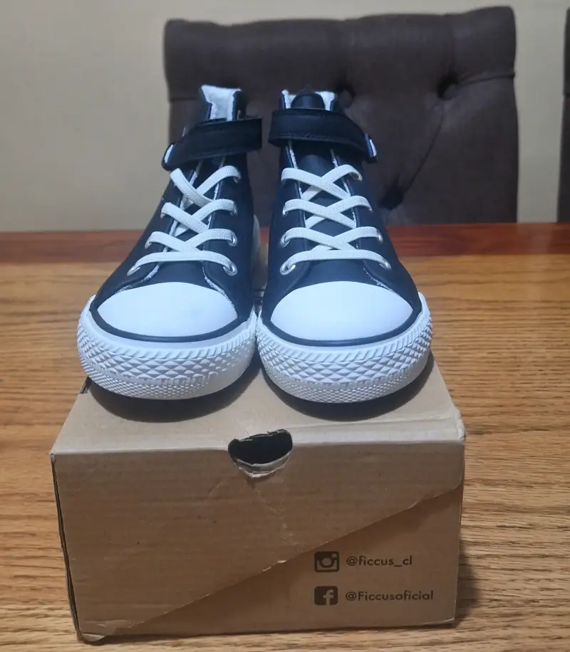 Zapatillas altas azul navy Ficcus - 2