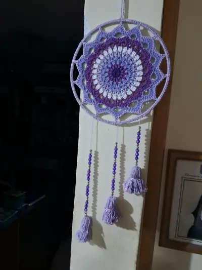 Atrapasueños tejido a mano - miniatura 4