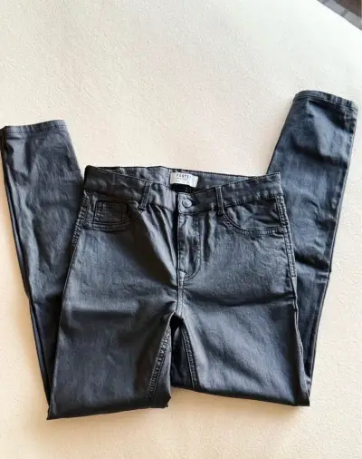 Pantalón skinny negro eco cuero Foster - Talla 40 - miniatura 2
