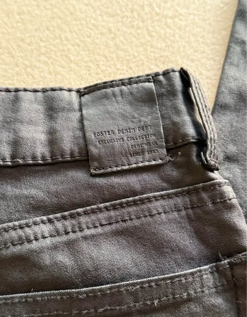 Pantalón skinny negro eco cuero Foster - Talla 40 - 5