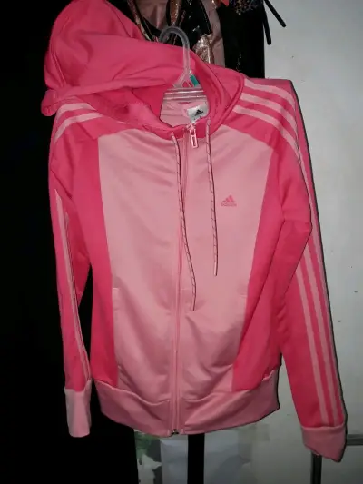 Polerones rosado Adidas - miniatura 1