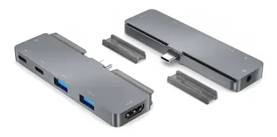 Hub Adaptador 6 En 1 Usb-c Para Ipad Pro & Air - miniatura 1