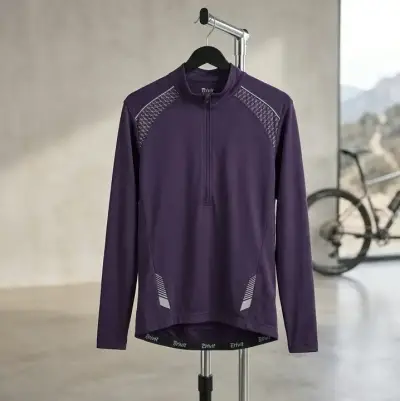 Tricota  ciclismo  morada - miniatura 1
