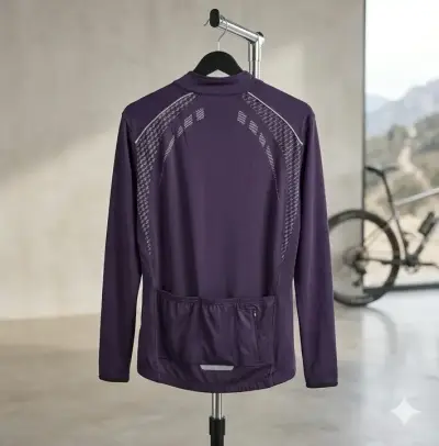 Tricota  ciclismo  morada - miniatura 2