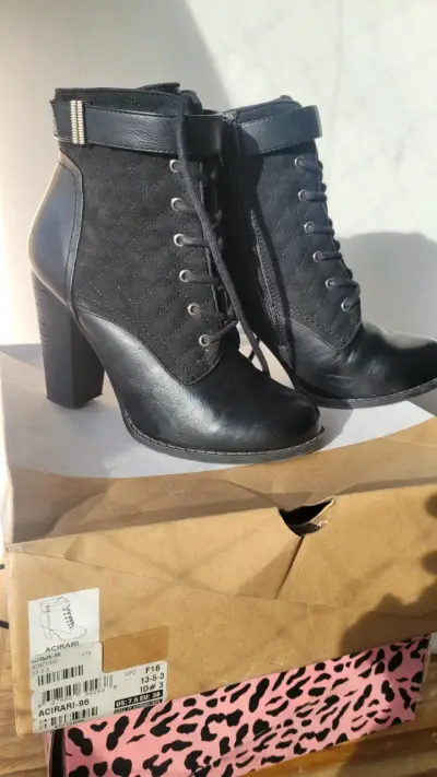 Botines negros call it spring - miniatura 1