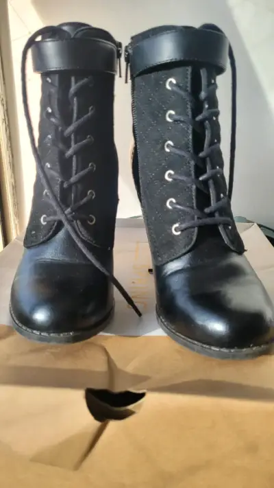 Botines negros call it spring - miniatura 3