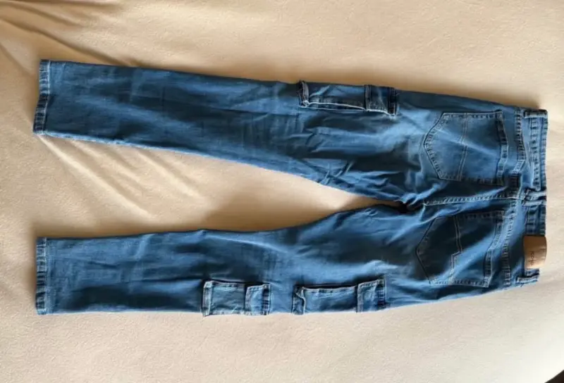 Jeans cargo azul Ícono - Talla 40 - 4
