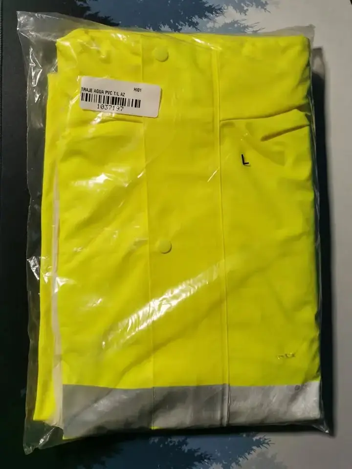 Traje impermeable amarillo reflectante - 2
