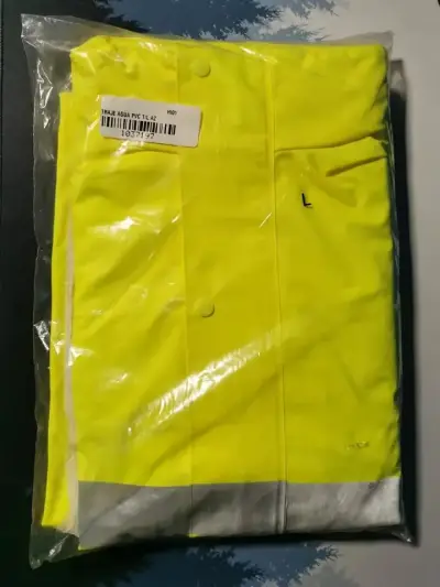 Traje impermeable amarillo reflectante - miniatura 2