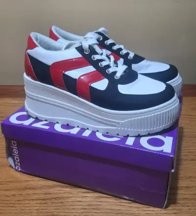 Zapatillas Azaleia  plataforma tricolor - miniatura 1