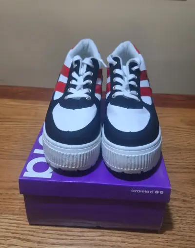 Zapatillas Azaleia  plataforma tricolor - miniatura 3