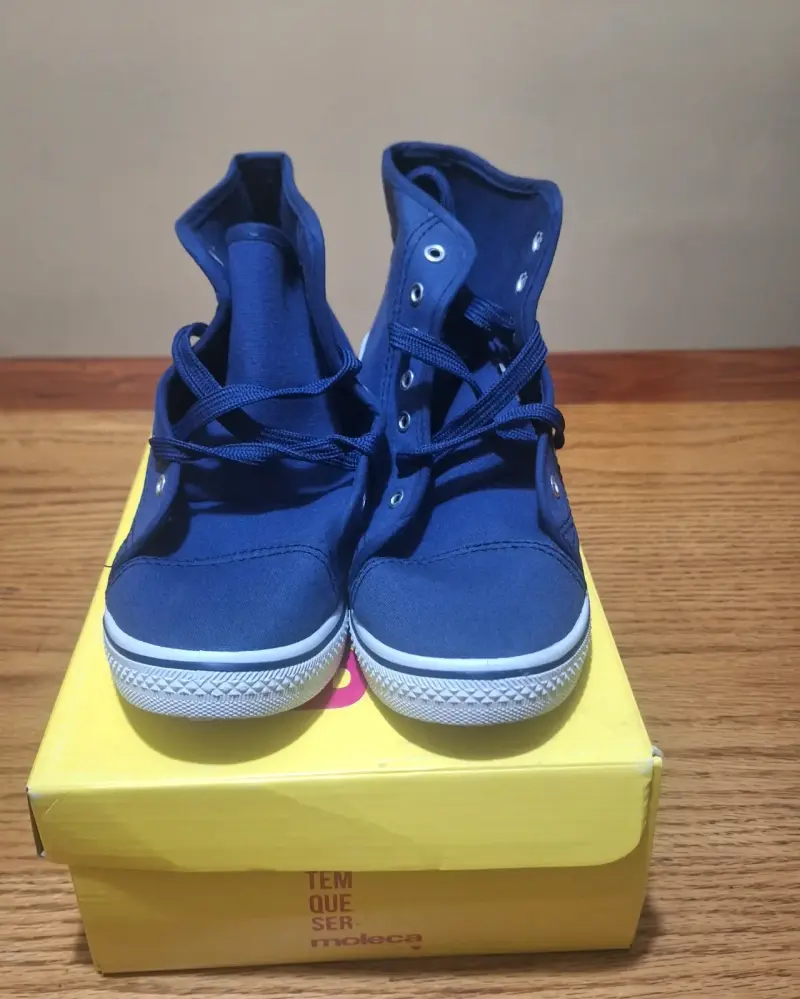 Zapatillas azules con plataforma - 3