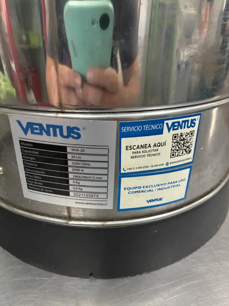 Hervidor industrial de acero inox - 2