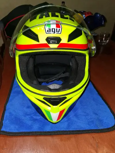 Casco AGV K1 amarillo brillante - miniatura 3