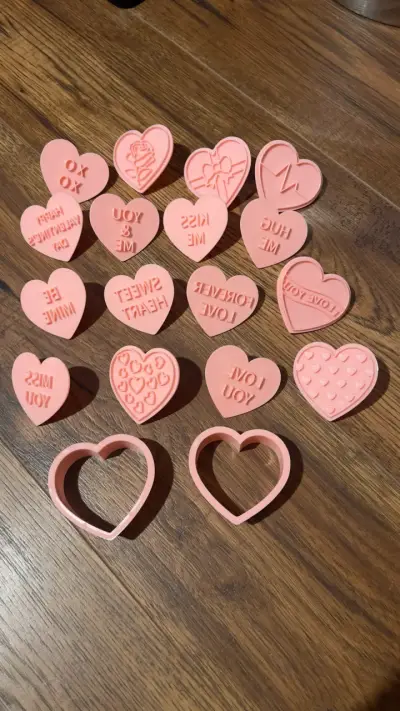 Cortadores de galletas corazón - miniatura 1