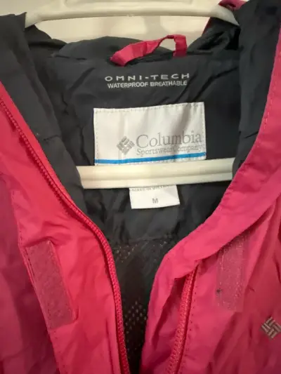 Chaqueta impermeable Columbia fucsia - miniatura 4
