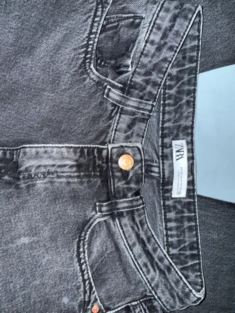 Jeans negros Zara mujer mom. - 3