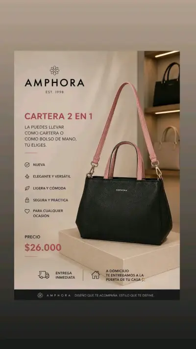 Cartera 2 en 1 Amphora - miniatura 1