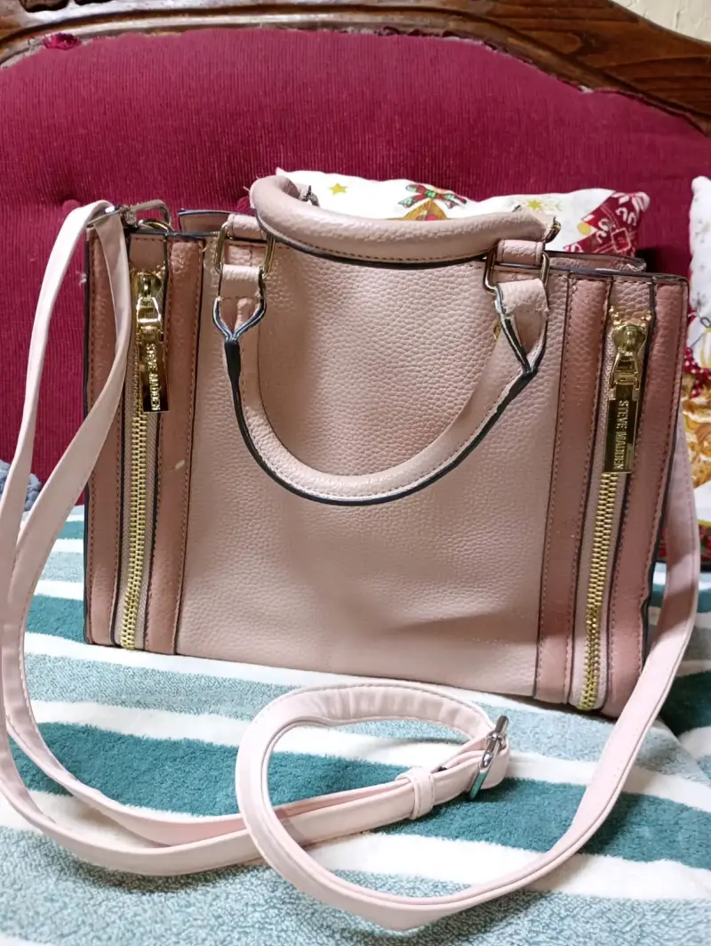 Cartera beige con compartimentos - 2