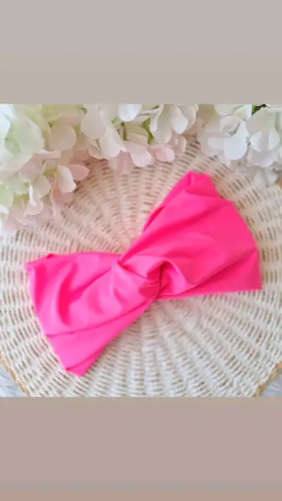 Cinta para el cabello rosa touca clínica - miniatura 5