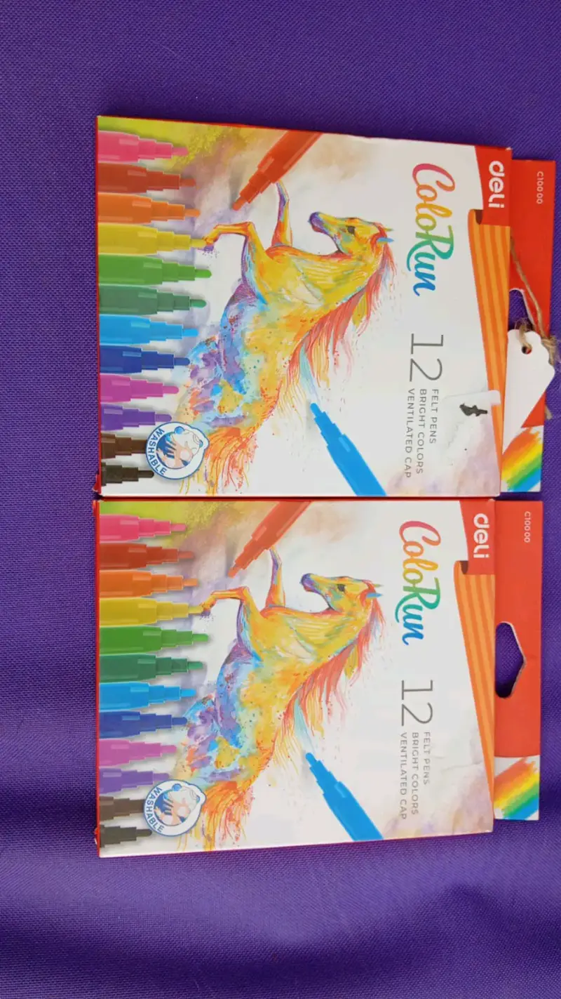 Set de marcadores de colores