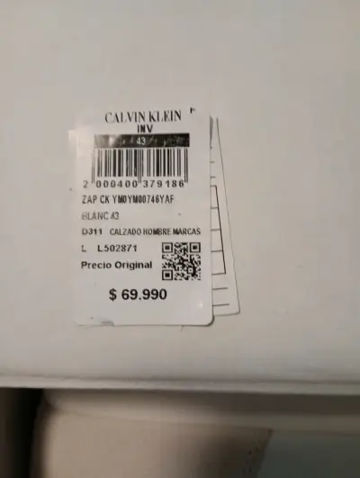 Zapatillas blancas Calvin Klein - miniatura 4