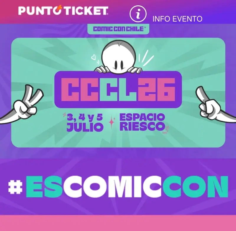 Entradas Fisica Comic Con Chile 2026 - 1