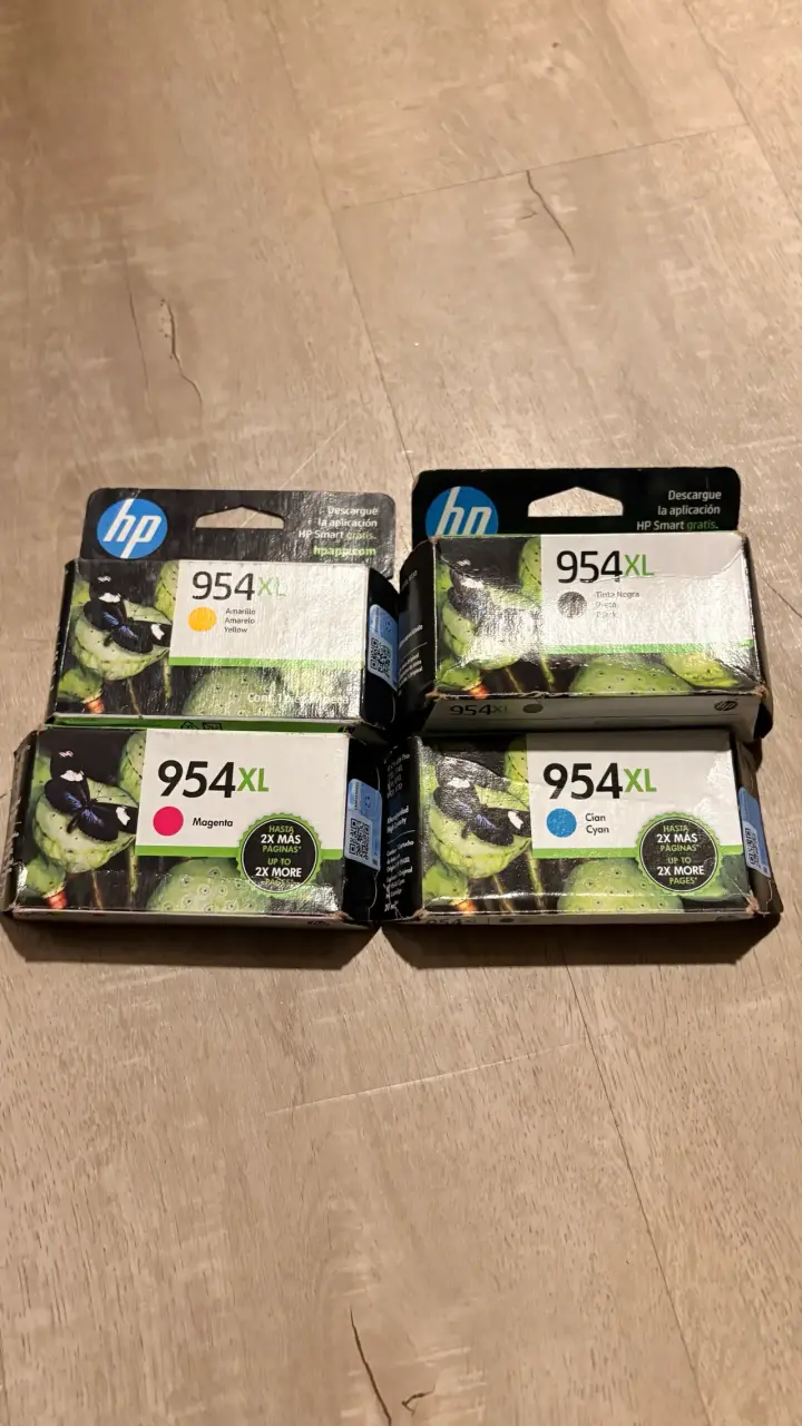 Cartucho De Tinta Hp 954xl Color Negro Cyan Magent