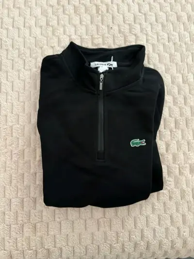 Polerón negro Lacoste micropolar - miniatura 3